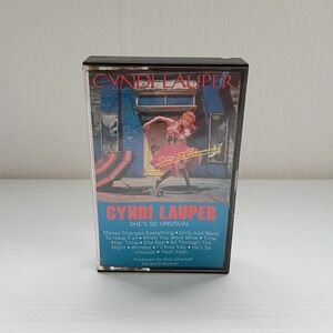 Cyndi Lauper, She's So Unusual (Cassette Tape, 1983) She Bop, Time After Time